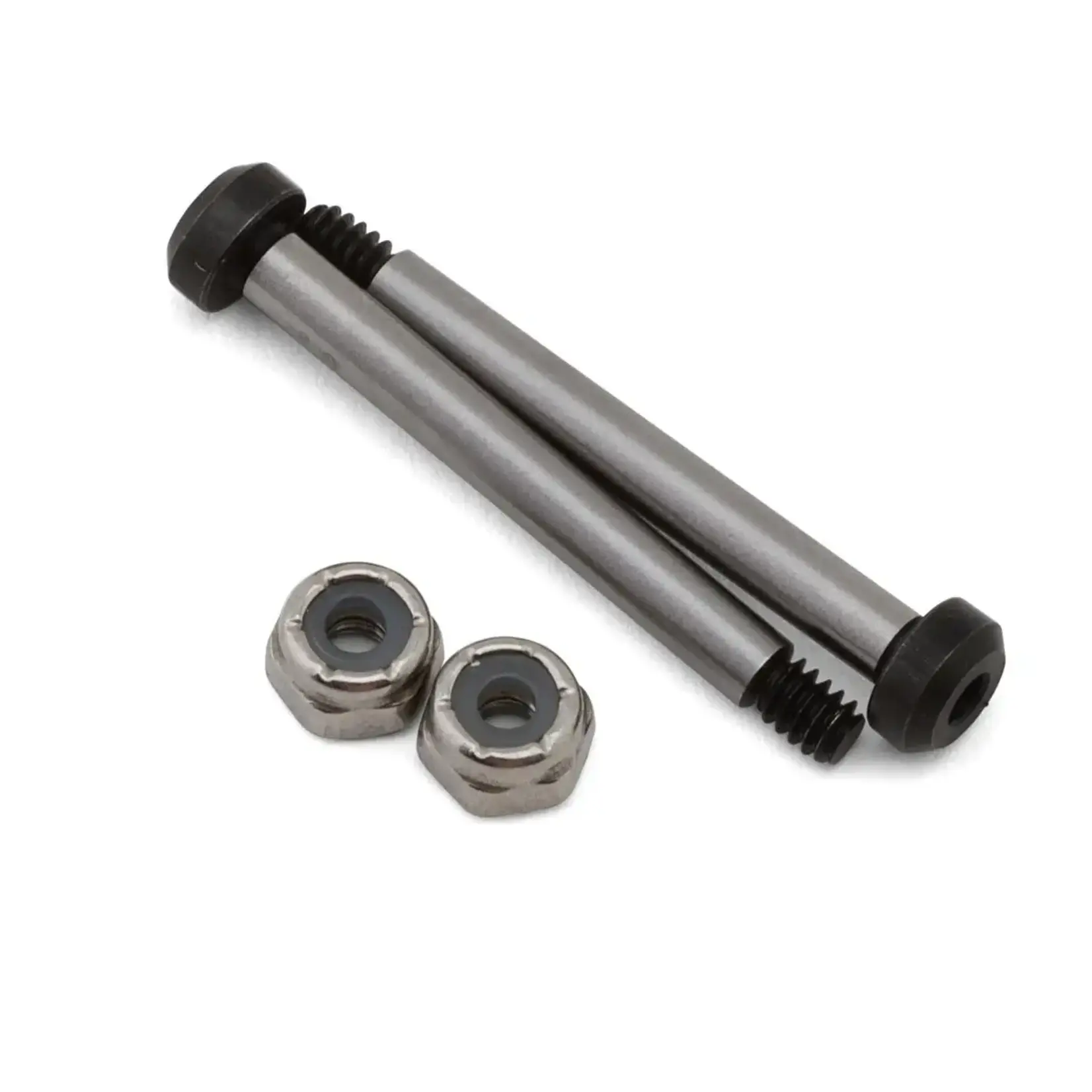 Koswork KOS04191-11 Koswork Team Associated RC10 Hardened Front Outer Hinge Pin (2) (32.7mm) w/Locknuts