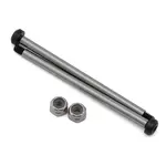 Koswork KOS04191-14 Koswork RC10 58.2mm Hardened Steel Rear Inner Hinge Pin (2) w/Lock Nuts