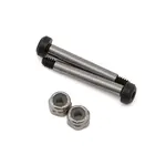 Koswork KOS04191-15 Koswork RC10 27.7mm Hardened Steel King Pin (2) w/Locknuts