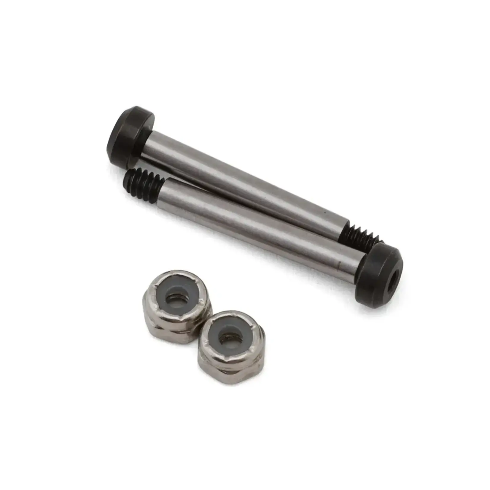 Koswork KOS04191-15 Koswork RC10 27.7mm Hardened Steel King Pin (2) w/Locknuts