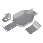 Team Associated ASC6311 Associated RC10CC Chassis, Nose Plate & Motor Mount Set (Silver)