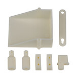 Team Associated ASC7811 Associated RC10 Battery Cup, Servo, Body, Antenna Mount