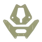 Team Associated ASC7808 Associated RC10T Front and Rear Shock Towers