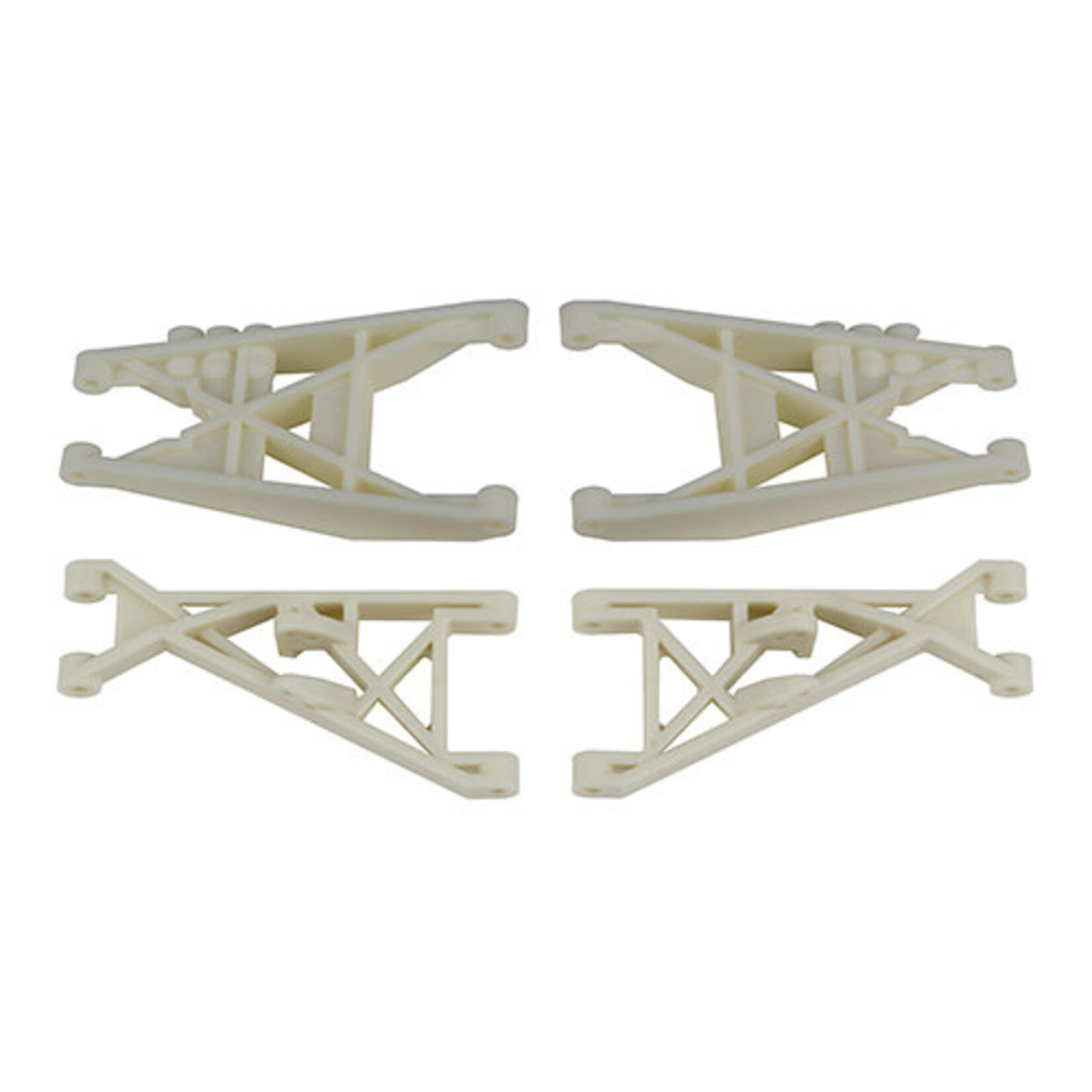Team Associated ASC7806 Associated Front and Rear Suspension Arms, white