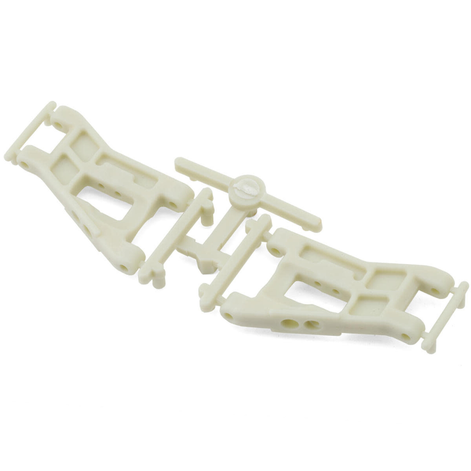 Team Associated ASC6204 Associated RC10 Wide Front Suspension A-Arms (White) (2)