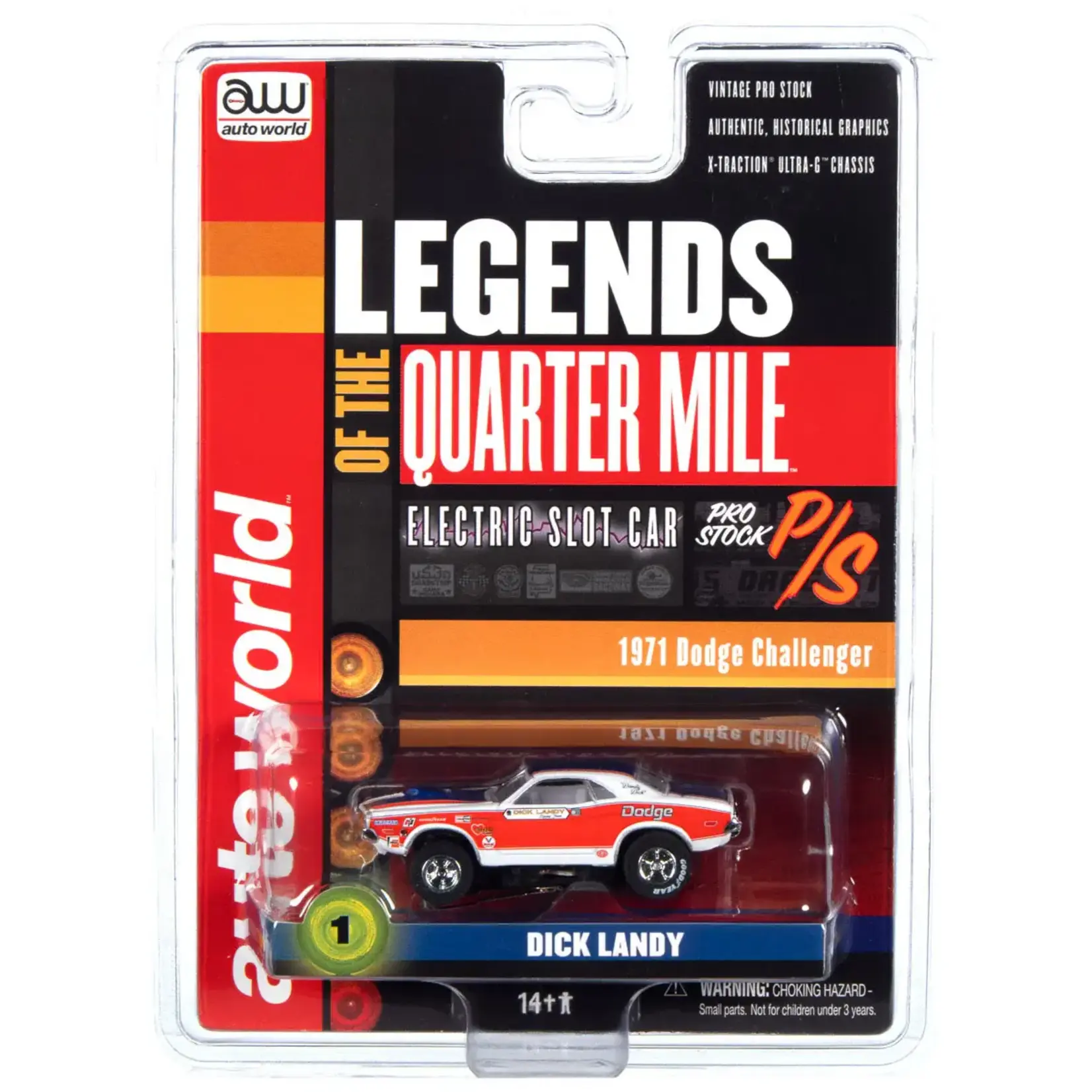 Auto World SC361-1 Auto World 1971 Dodge Challenger Dick Landy Legends of the Quarter Mile