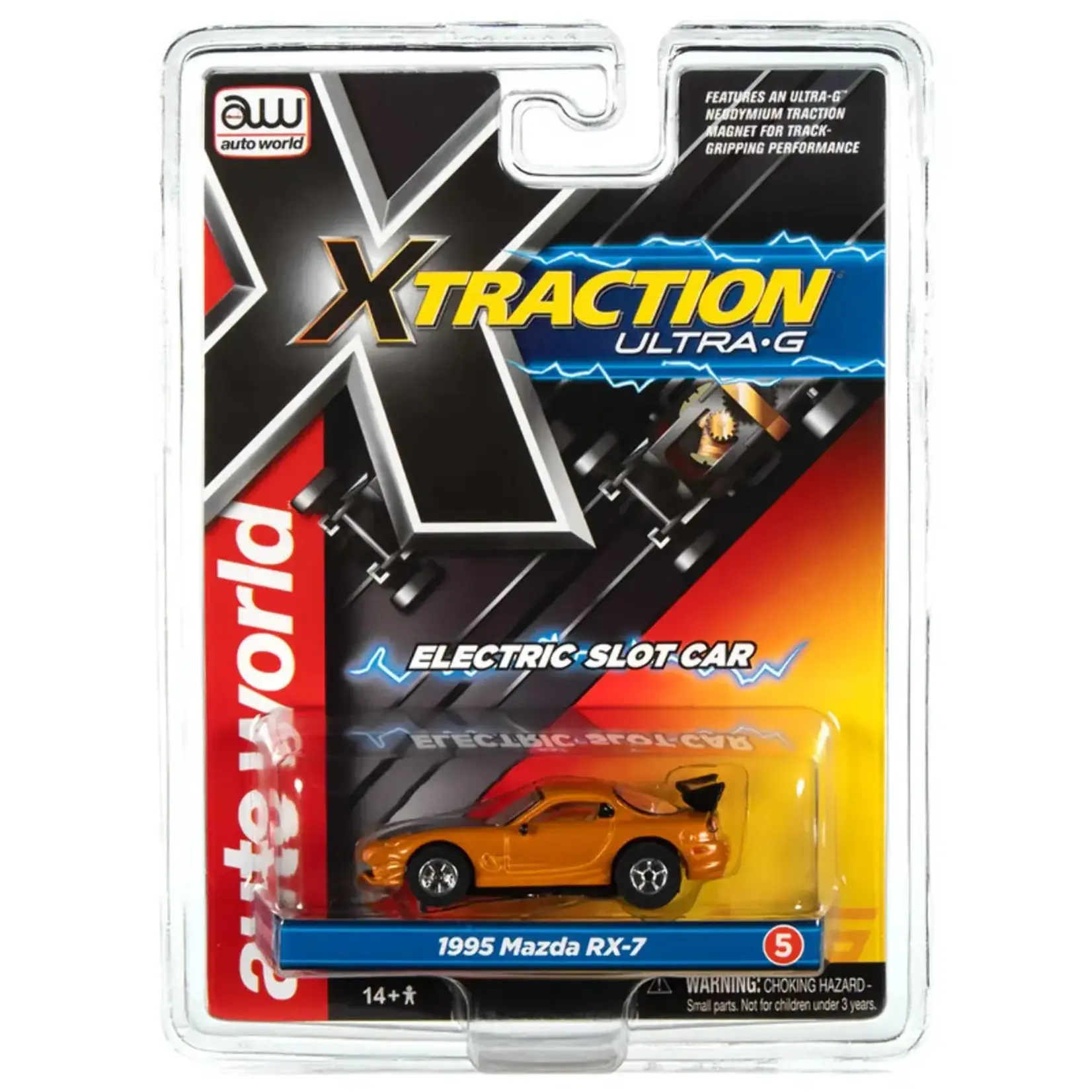 Auto World SC368-5 Auto World 1995 Mazda RX-7 Xtraction Ultra-G (Orange)
