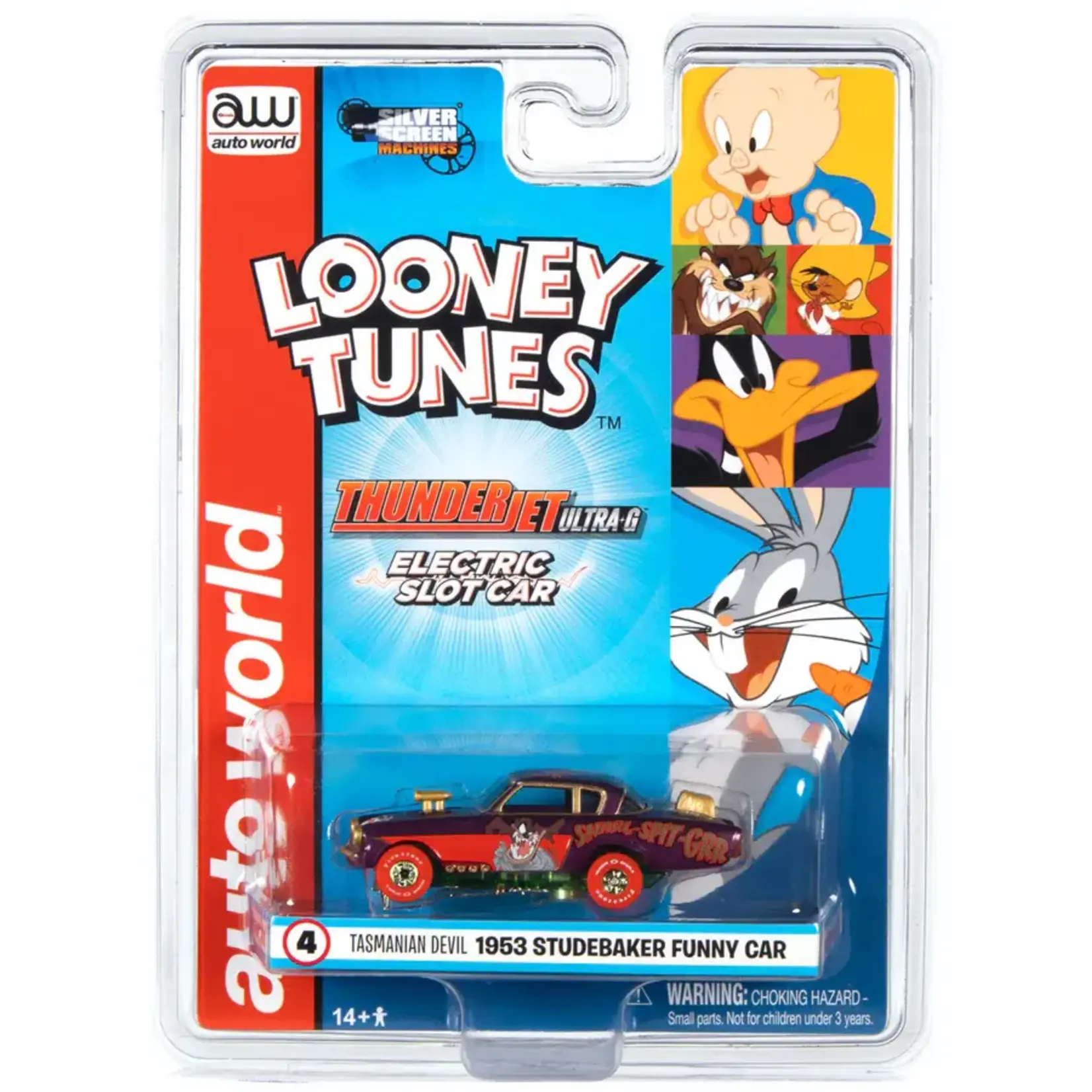 Auto World SC363-4 Auto World 1953 Studebaker Funny Car Tasmanian Devil Looney Tunes
