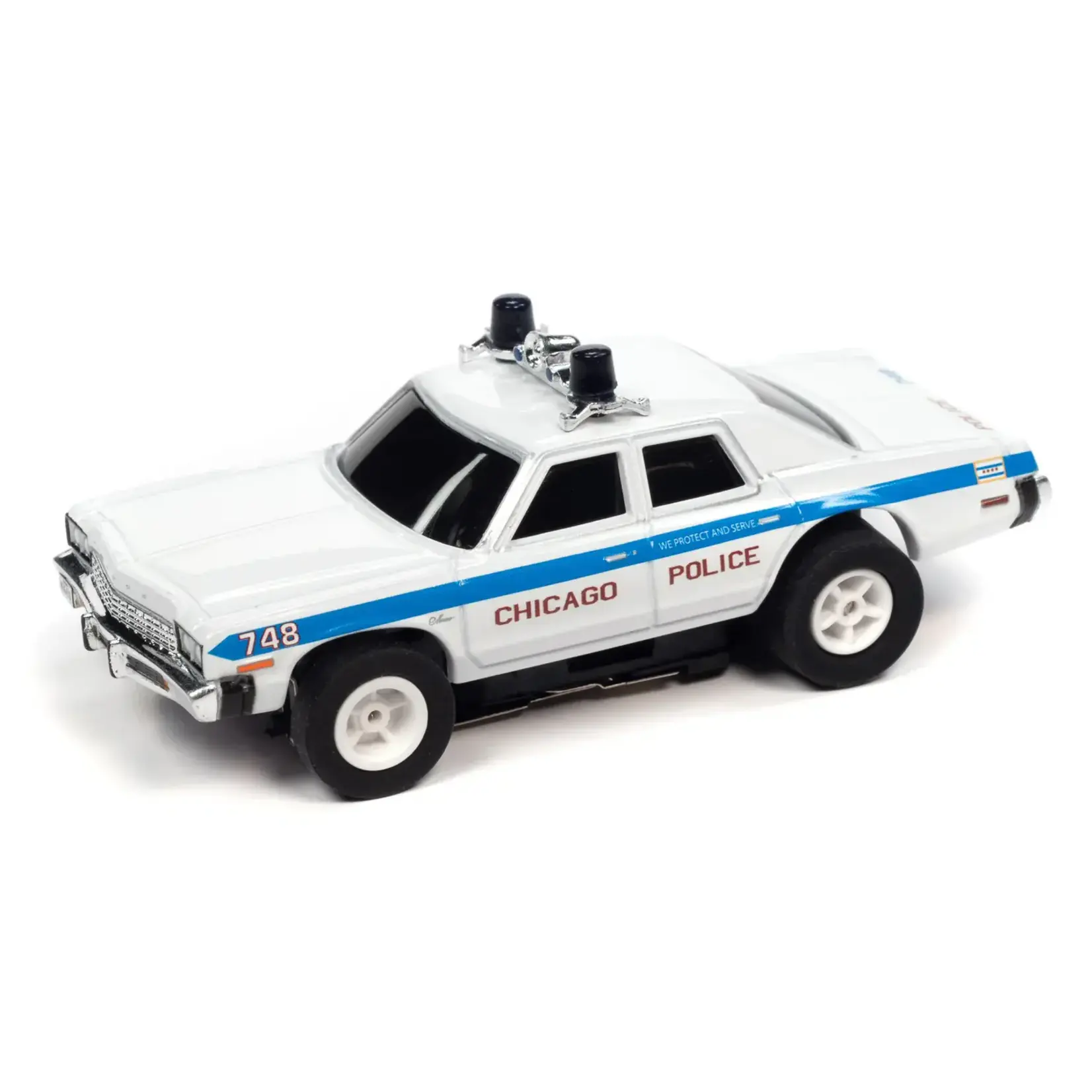Auto World SC372-4 Auto World 1974 Dodge Monaco Chicago Police The Blues Brothers Silver Screen
