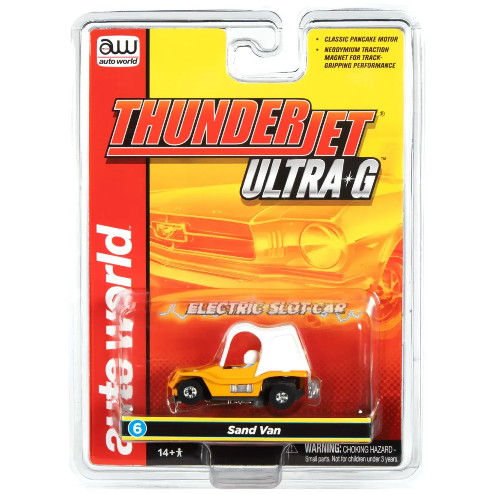 Auto World SC367-6ORNG Auto World Sand Van (Orange)