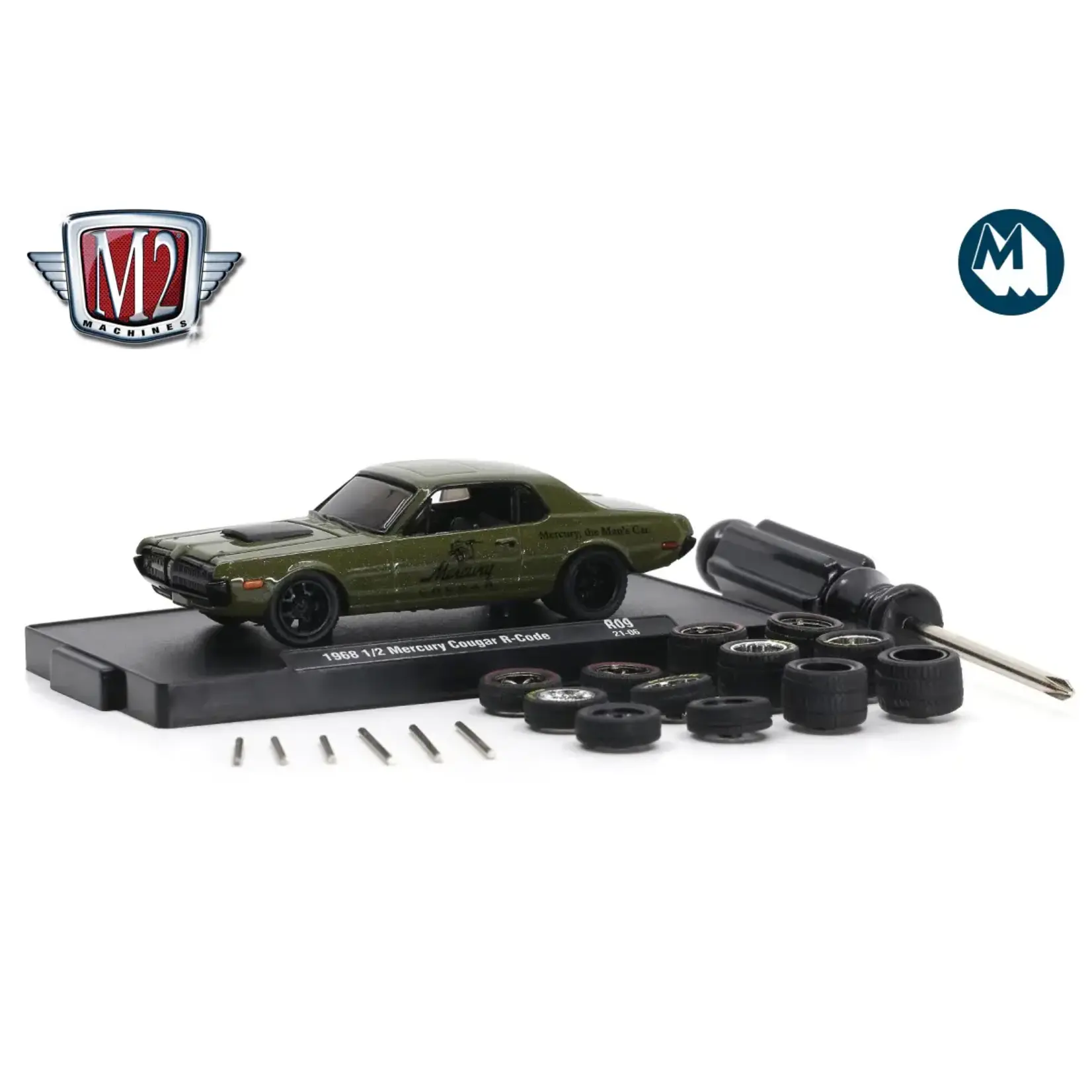 M2 Machines 34001-R09 M2 Machines Auto Wheels 1968 Mercury Cougar R-Code