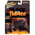 Johnny Lightning JLSP362B4 Johnny Lightning 1957 Chevy Nomad Black with Flames