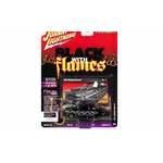 Johnny Lightning JLSF010B2 Johnny Lightning 1951 Hudson Hornet Gloss Black Silver Flames