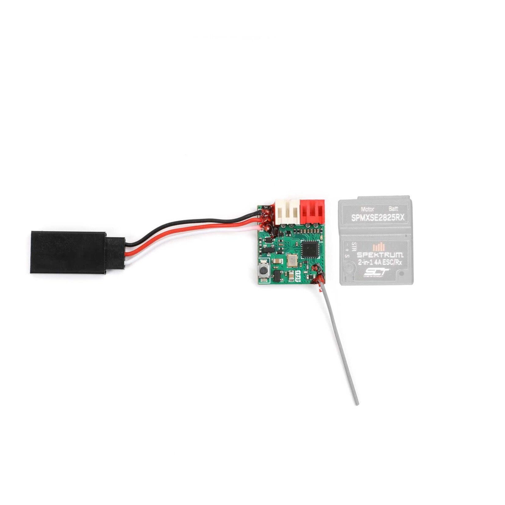 Spektrum SPMXSE2825RX Spektrum 2n1 10amp SLT ESC/RX Micro B/T