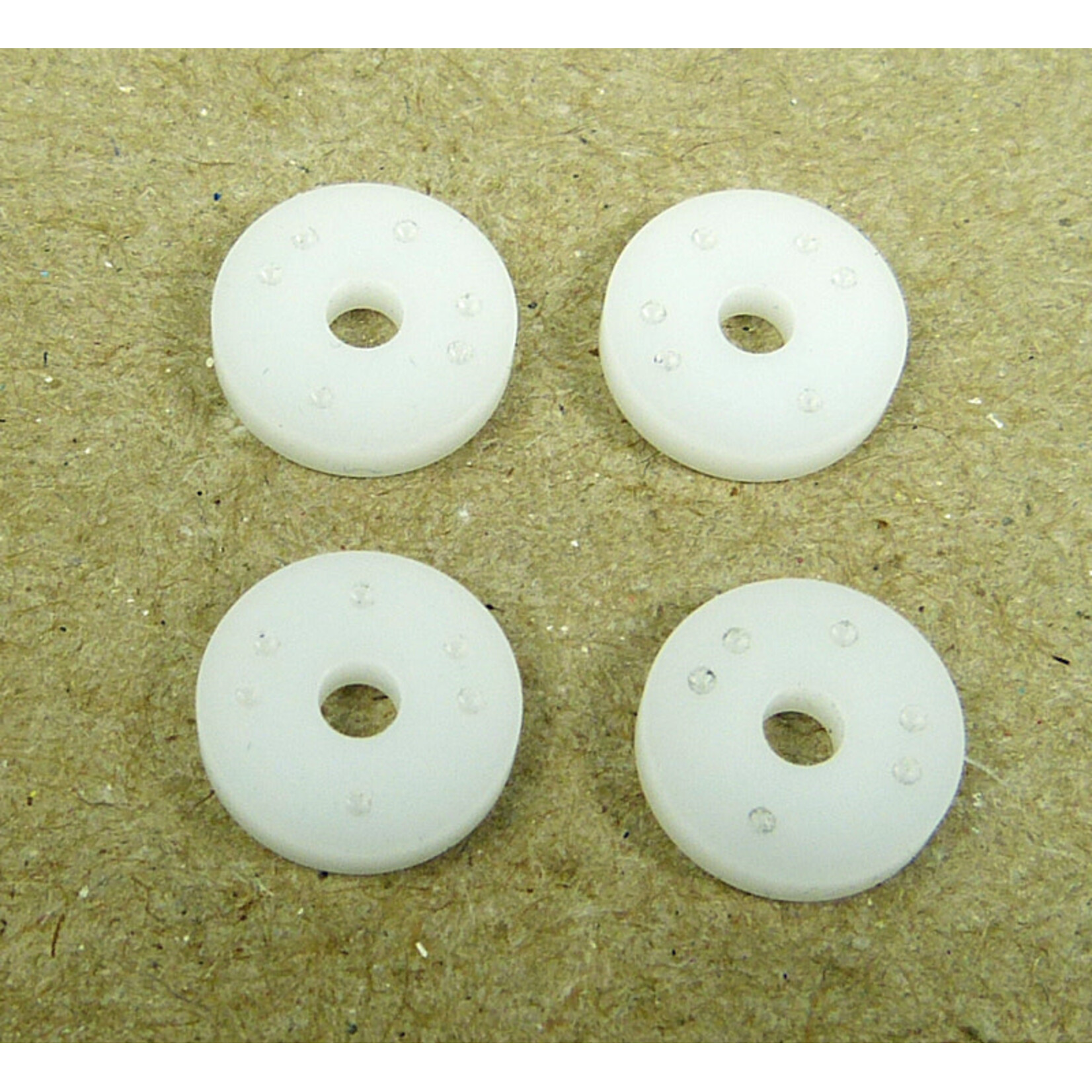 Custom Works RC Products CW1875 Customworks Machined Delrin Big Bore Pistons - Blanks (4)