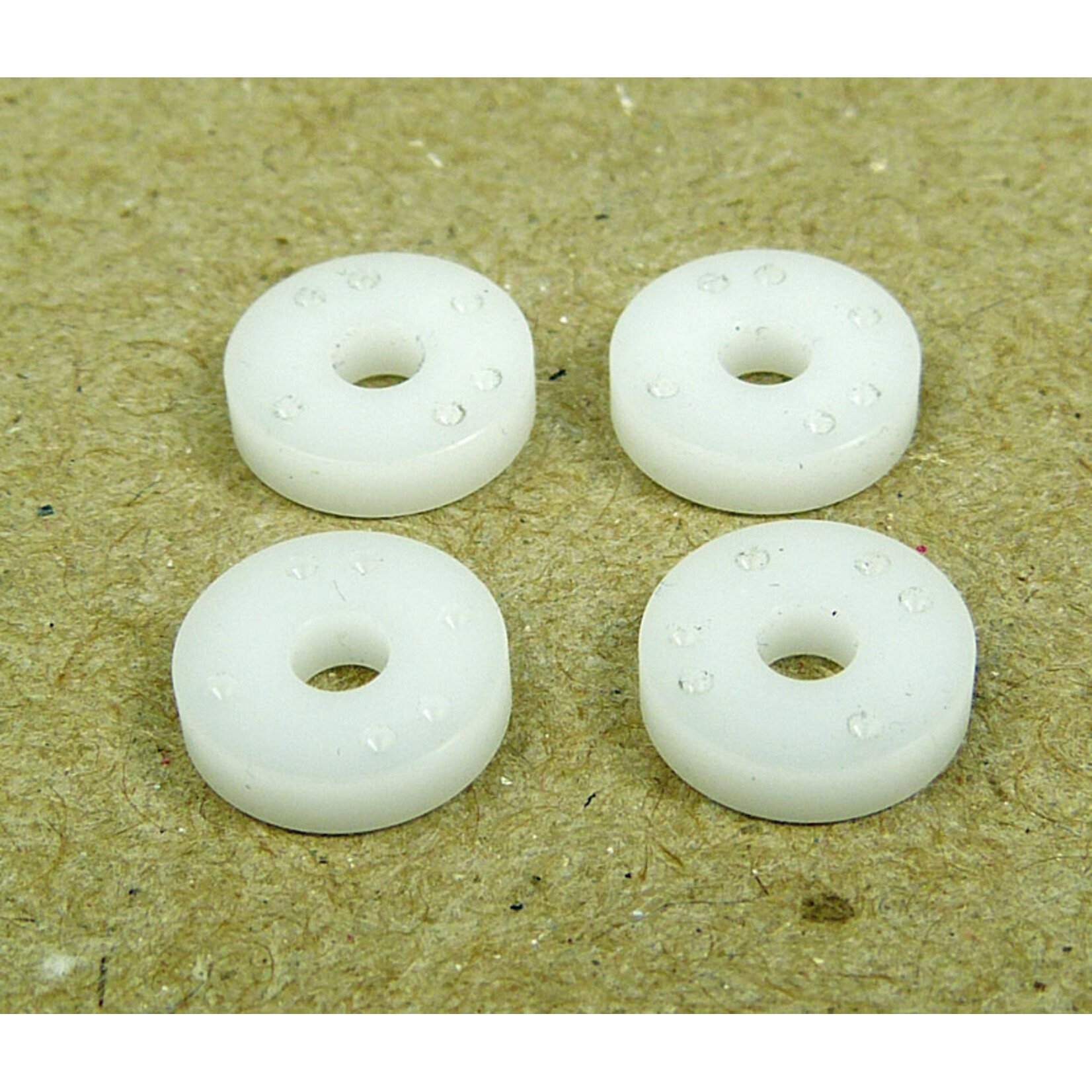 Custom Works RC Products CW1880 Customworks Machined Delrin Small Bore Piston Blanks (4)