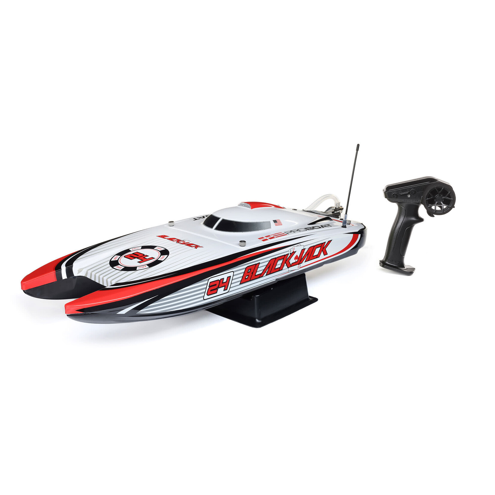 Pro-Boat PRB08049T2 Pro Boat Blackjack 24" V2 Catamaran Brushless RTR Electric Boat (Vegas Offshore)
