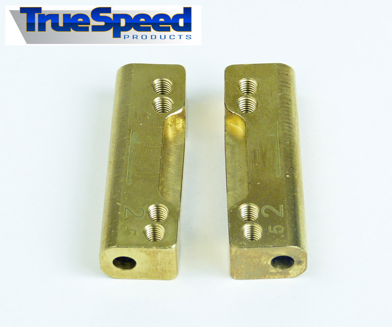 CW2452 Customworks Brass Rear Toe Block .5 & 2 Degree, M3 (pr) - Hobby ...