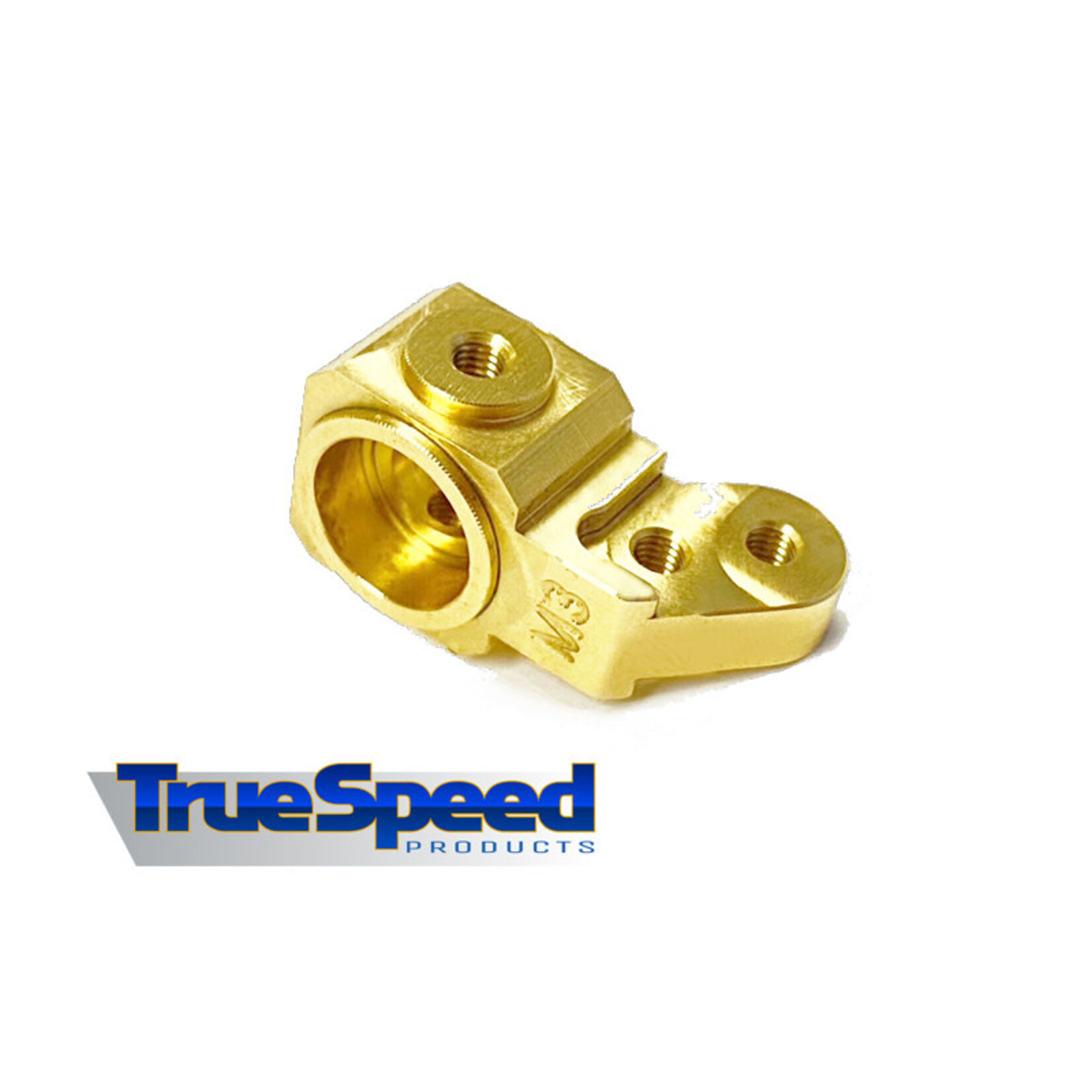 Custom Works RC Products CW7256 Customworks M3 Brass Inline Front Spindle for Hex Axle (1)