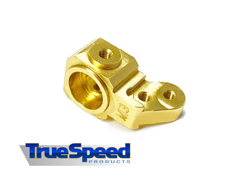 CW7256 Customworks M3 Brass Inline Front Spindle for Hex Axle (1 ...
