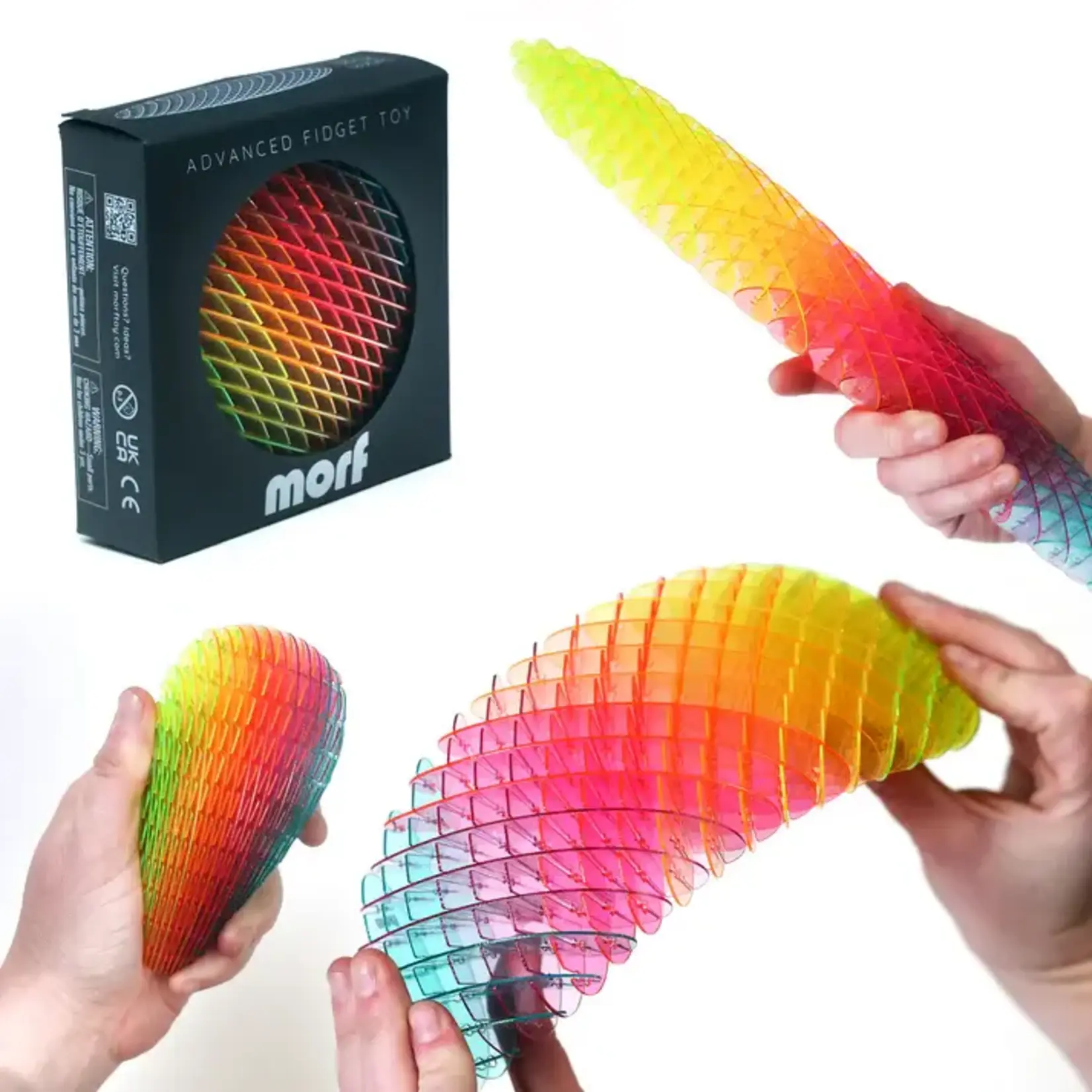 Morf BMWRAIN20 Morf Fidget Worm Rainbow Big