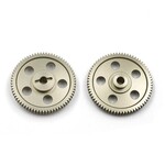 Xtra Speed XS-TA29141 Xtra Speed Aluminum 7075 Hard Coated Spur Gear 70T & 65T For Tamiya Buggy Champ Sand Scorcher Fighting Buggy