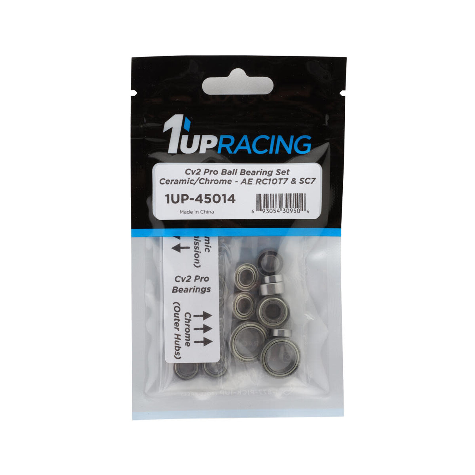 1UP 1UP45014 1up Racing Cv2 Pro Ball Bearing Set - AE RC10T7 & SC7 Sale price$32.99 Regular price$59.99