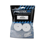 ProTek RC PTK-2754 ProTek RC 2.2" Concave Front 2WD 1/10 Buggy Wheels (White) (4) (12mm Hex)