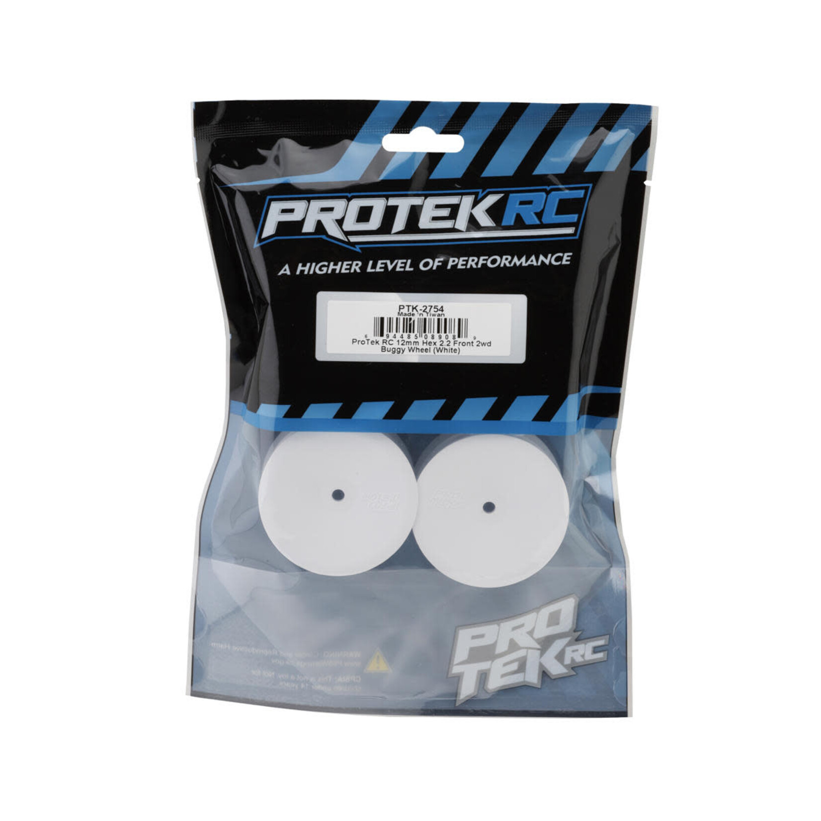 ProTek RC PTK-2754 ProTek RC 2.2" Concave Front 2WD 1/10 Buggy Wheels (White) (4) (12mm Hex)