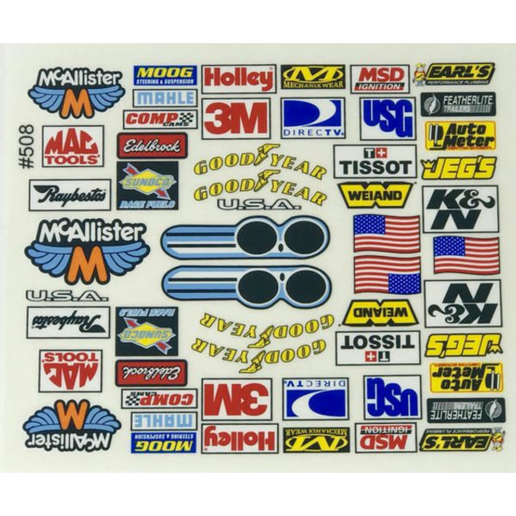 McAllister MCA508 McAllister Modern Contingency Decal Sheet