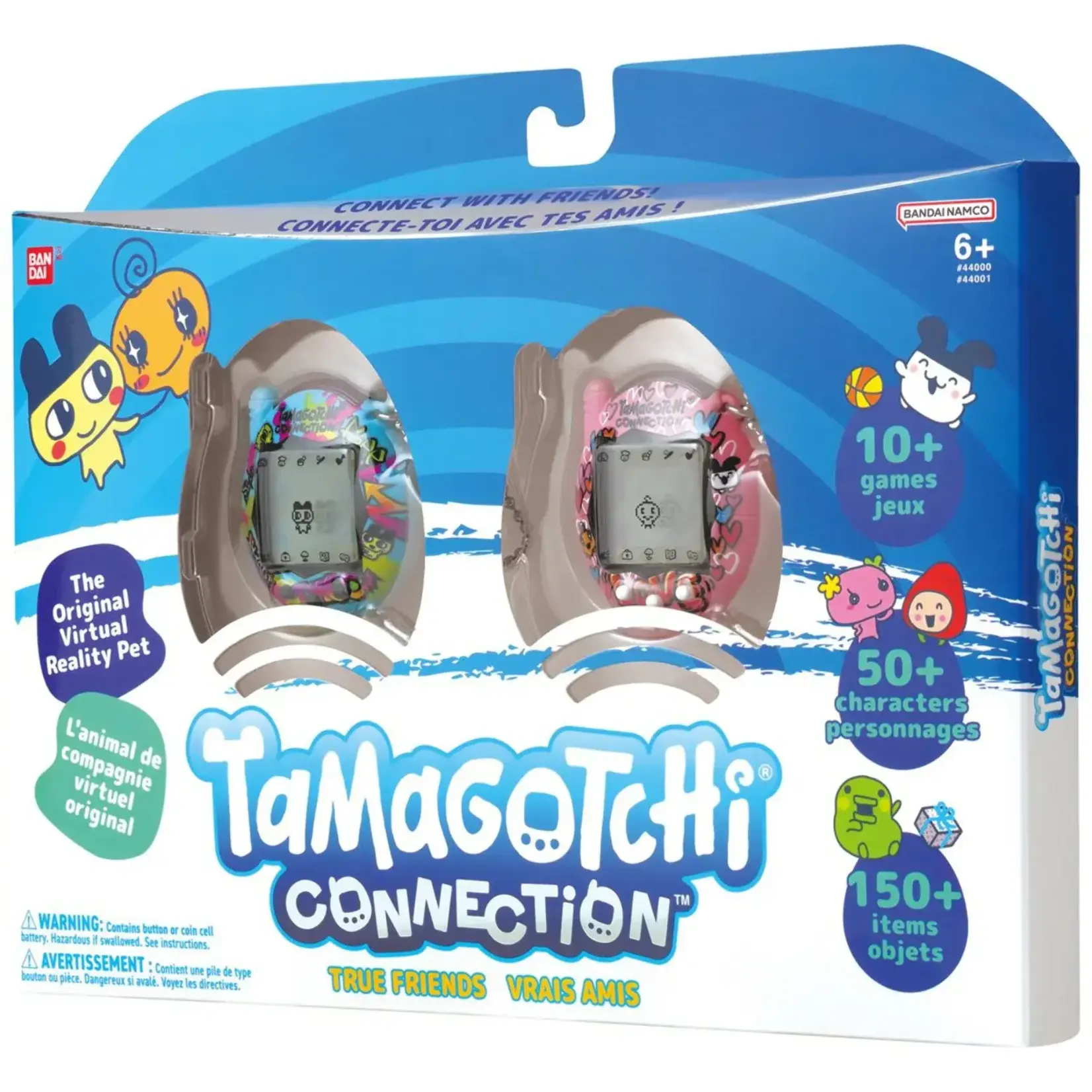 Tamagachi BAN44001 Bandai Tamagotchi Connection True Friends Set - Blue Graffiti and Pink Graffiti