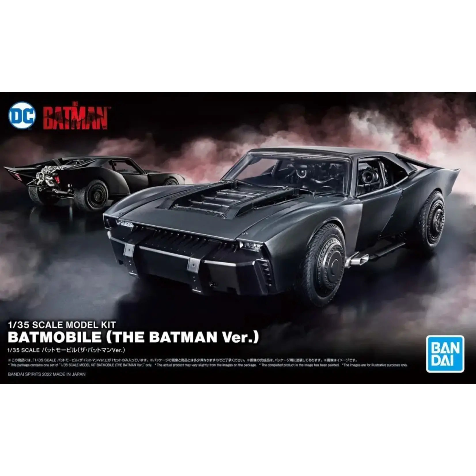 Bandai BAN2569336 Bandai 1/35 Batmobile (The Batman Ver.) Plastic Model Kit
