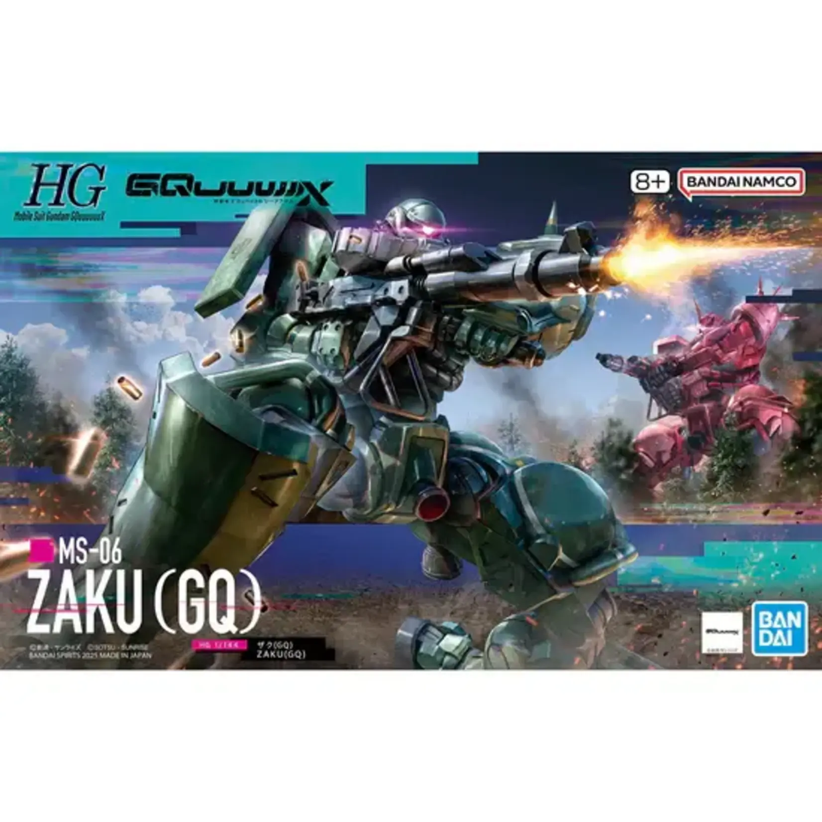 Bandai BAN2773840 Bandai HG #10 Zaku (GQ) "Mobile Suit Gundam GQuuuuuuX"
