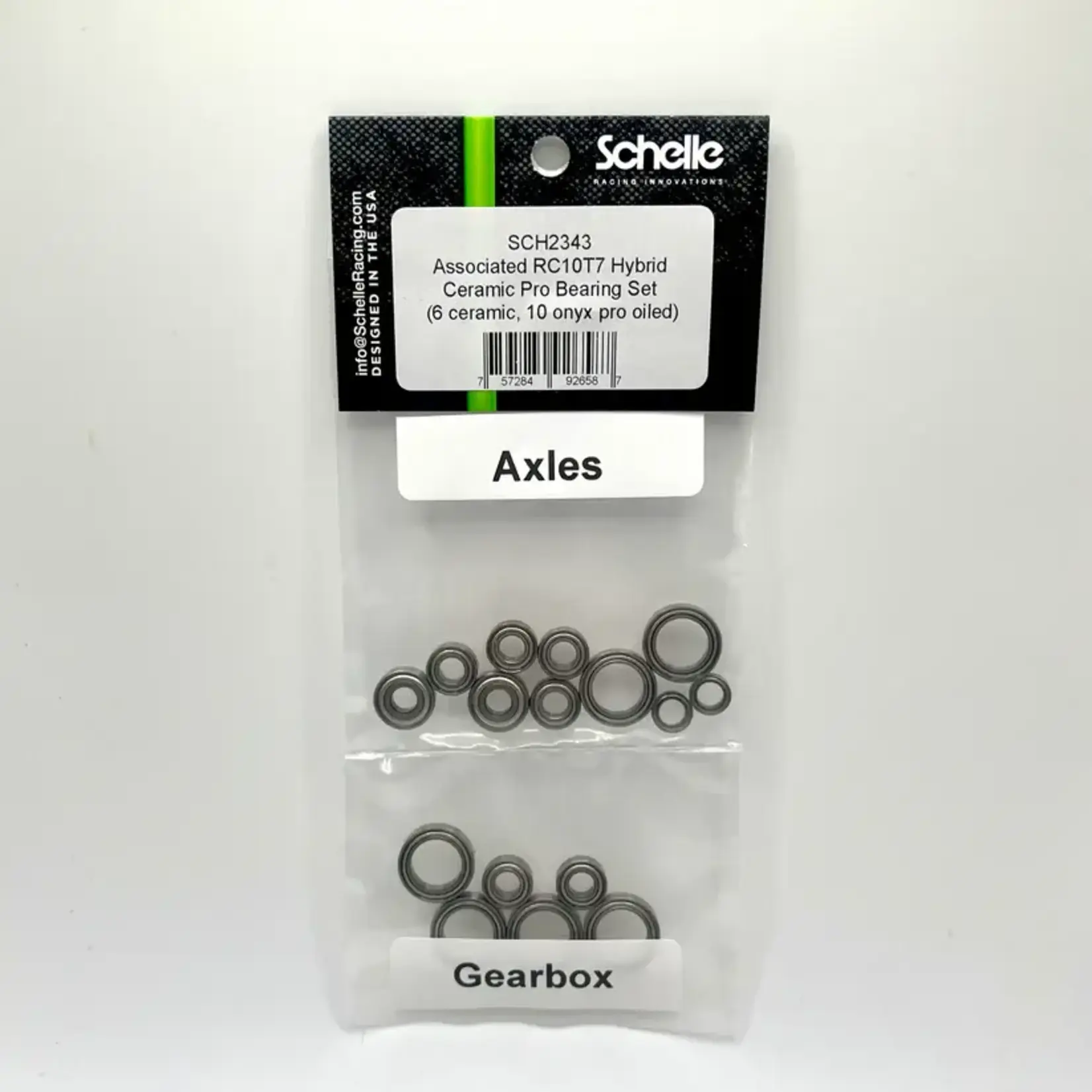 Schelle SCH2343 Schelle  T7 / B7 3-Gear Hybrid Ceramic Pro Bearing Set