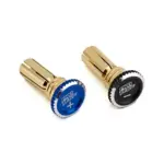 ProTek RC PTK-5081 ProTek RC Twist Lock Adjustable Bullet Plug Grips w/5mm Bullets (Black/Blue)