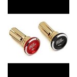ProTek RC PTK-5079 ProTek RC Twist Lock Adjustable Bullet Plug Grips w/5mm Bullets (Red/Black)