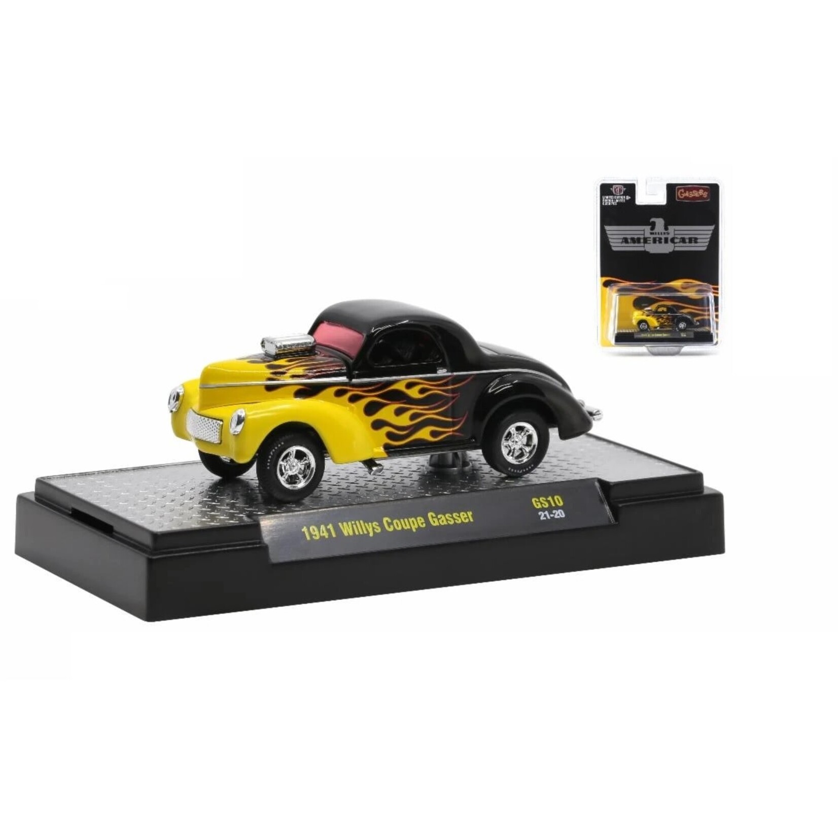 M2 Machines 31600-GS10 M2 Machines 1941 Willys Coupe Gasser 21-20