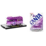 M2 Machines 52500-A39 M2 Machines 1959 VW Double Cab Truck USA Model Fanta Grape 24-07