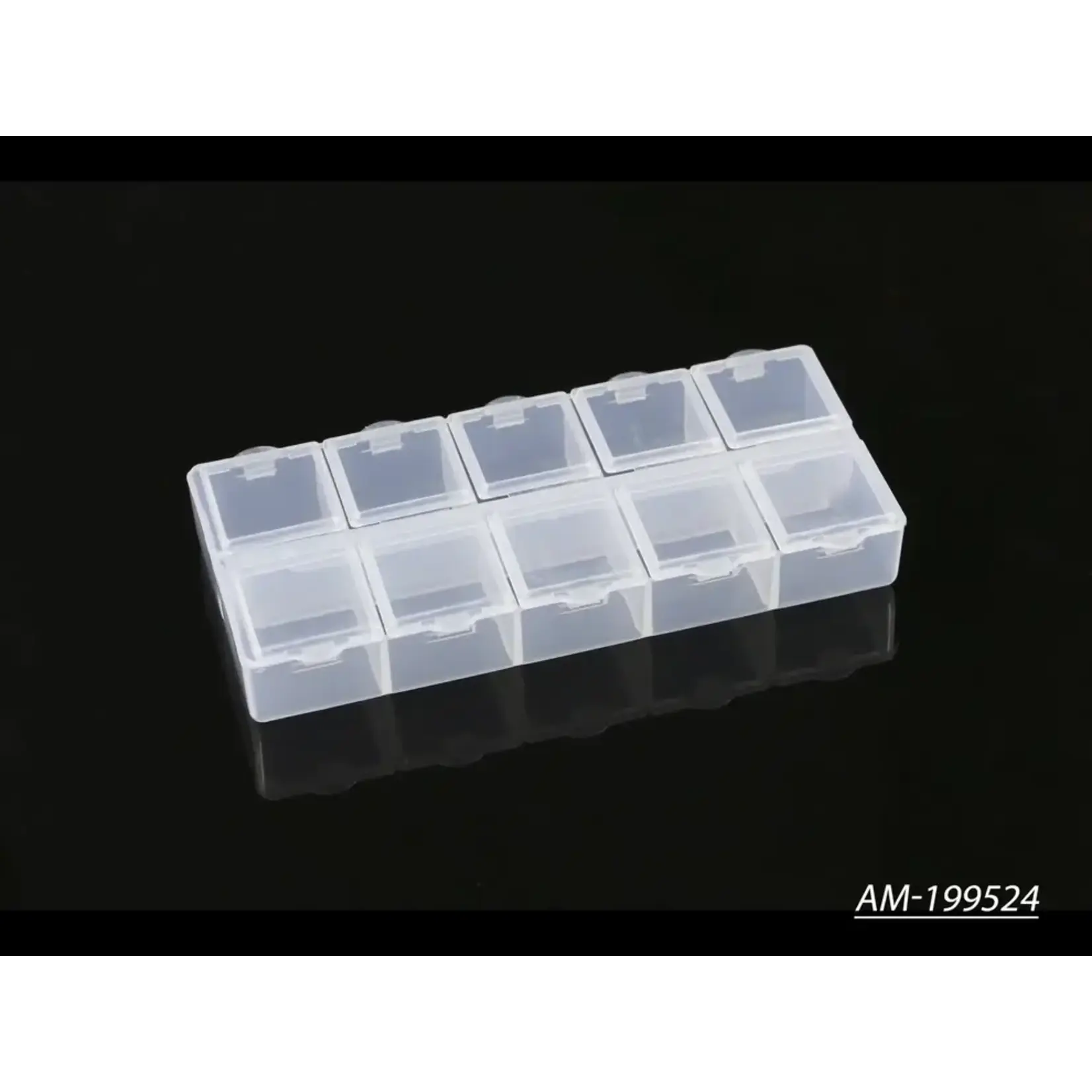 Arrowmax AM-199524 Arrowmax 10-Compartment Parts Box (132 x 58 x 20mm)