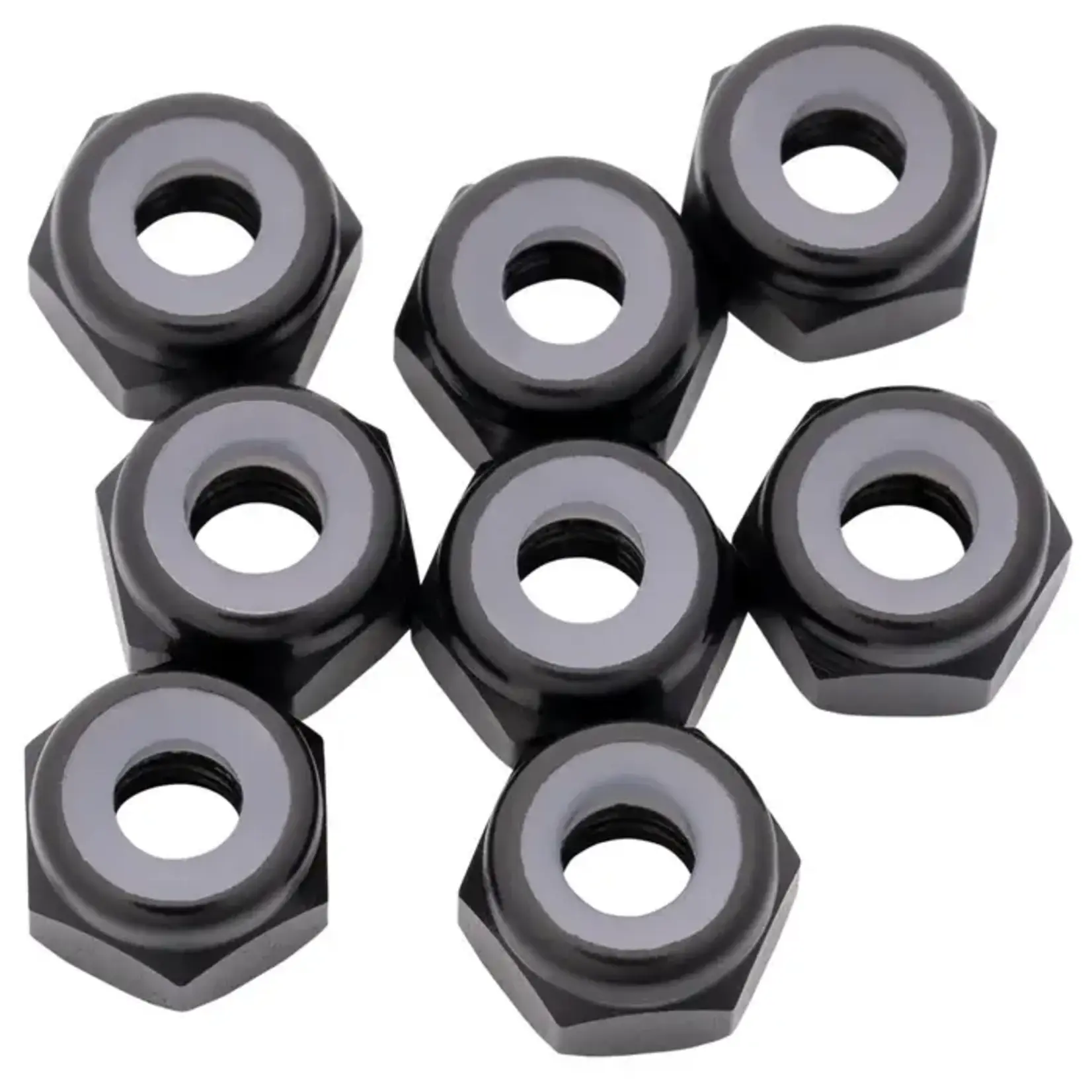 1UP 1UP870002 1up Racing 7075 Aluminum Locknuts - M3 - Black