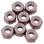 1UP 1UP870902 1up Racing 7075 Aluminum Locknuts - M3 - Gunmetal (8pcs)