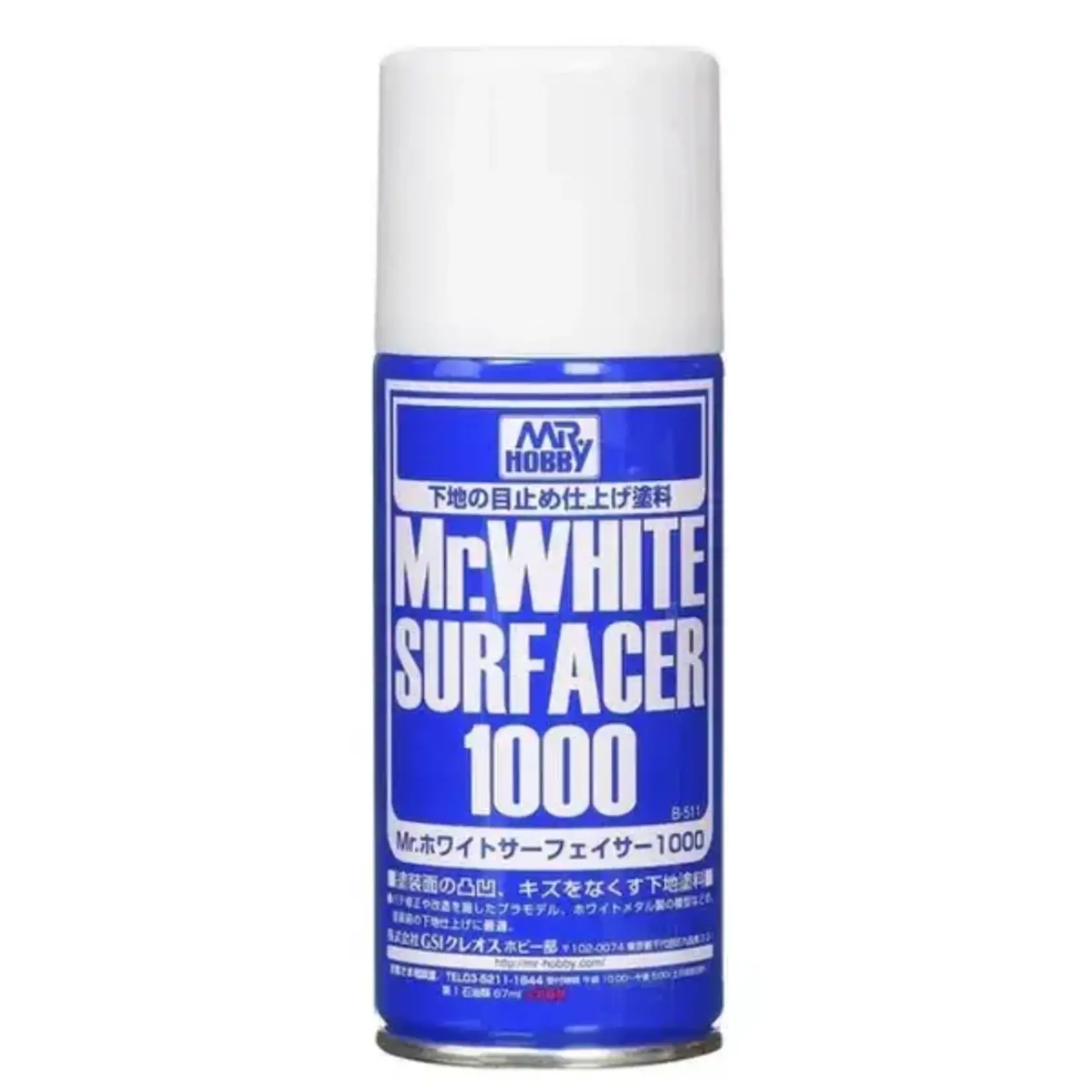 GSI Creos GNZ-B511 GSI Creos Mr Hobby Mr Surfacer Spray 1000 White