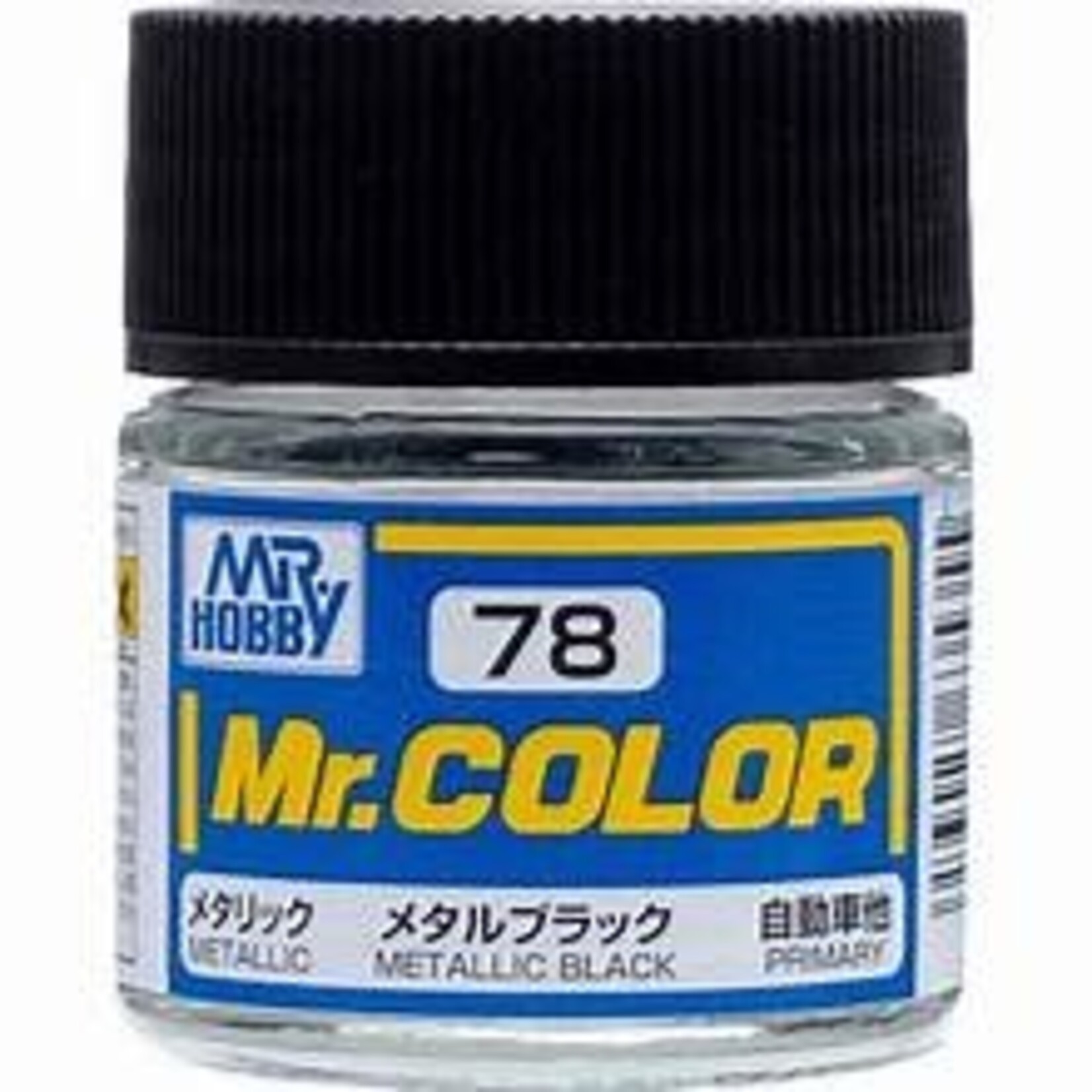 GSI Creos GNZ-C78 Mr Hobby Mr Color C-78 Metal Black (Metallic/Primary) 10 ml