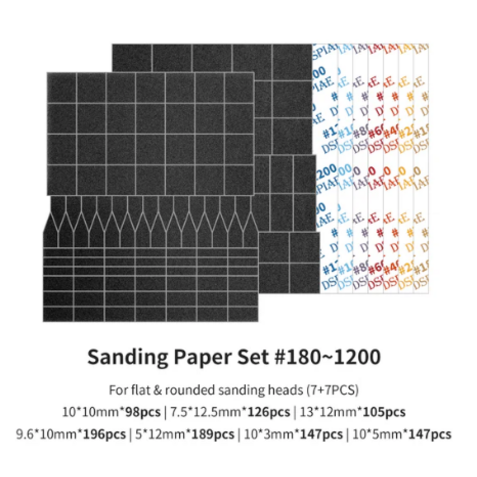 DSPIAE DSP-MSP-ESS Dspiae Full Grind Sanding Paper for Illusive reciprocating sanding tool