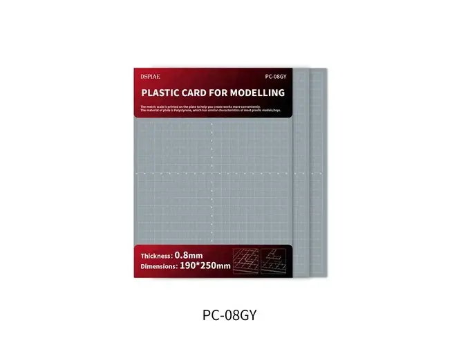 DSPIAE DSP-PC-08GY DSPIAE Plastic Card For Modelling 0.8MM Pla Plate ...