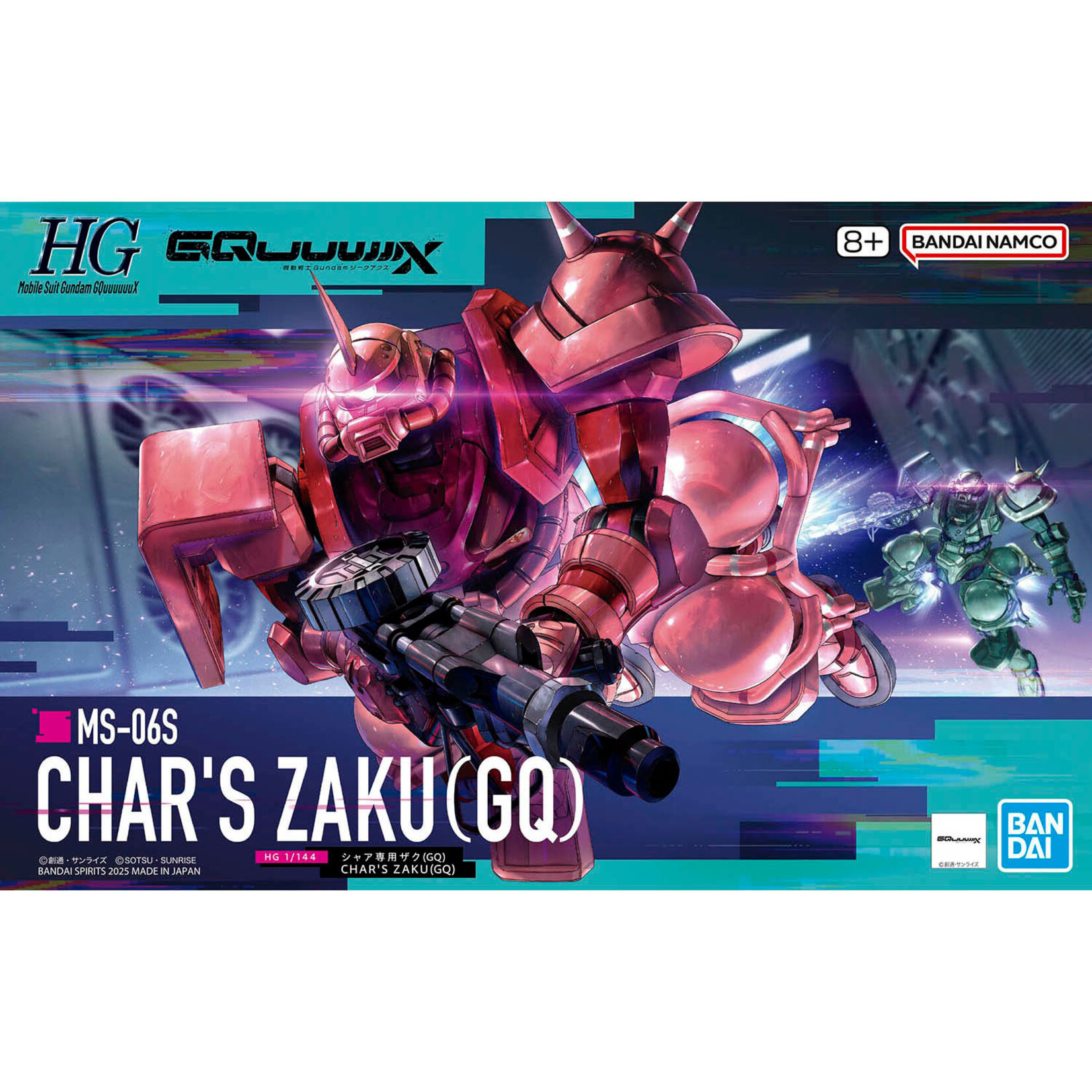 Bandai BAN2773842 Bandai HG CHAR'S ZAKU (GQ)