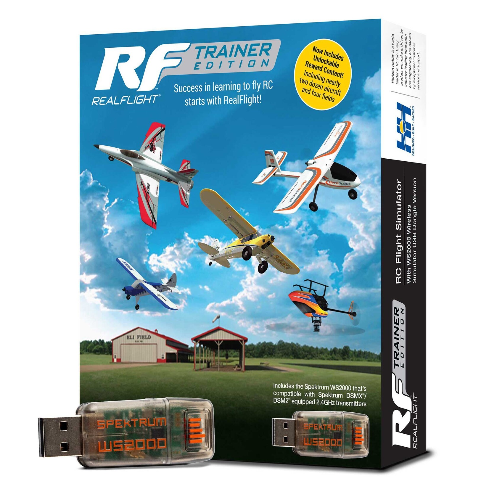 RealFlight RFL-1212 RealFlight Trainer Edition Flight Simulator w/WS2000 Wireless USB Dongle