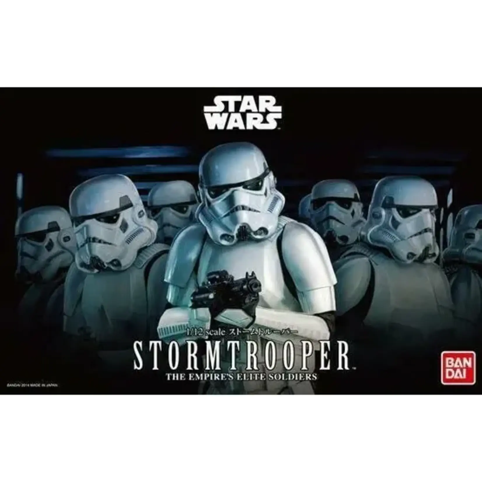 Bandai BAN2439792 Bandai Star Wars Character Line 1/12 Stormtrooper "Star Wars" Model Kit