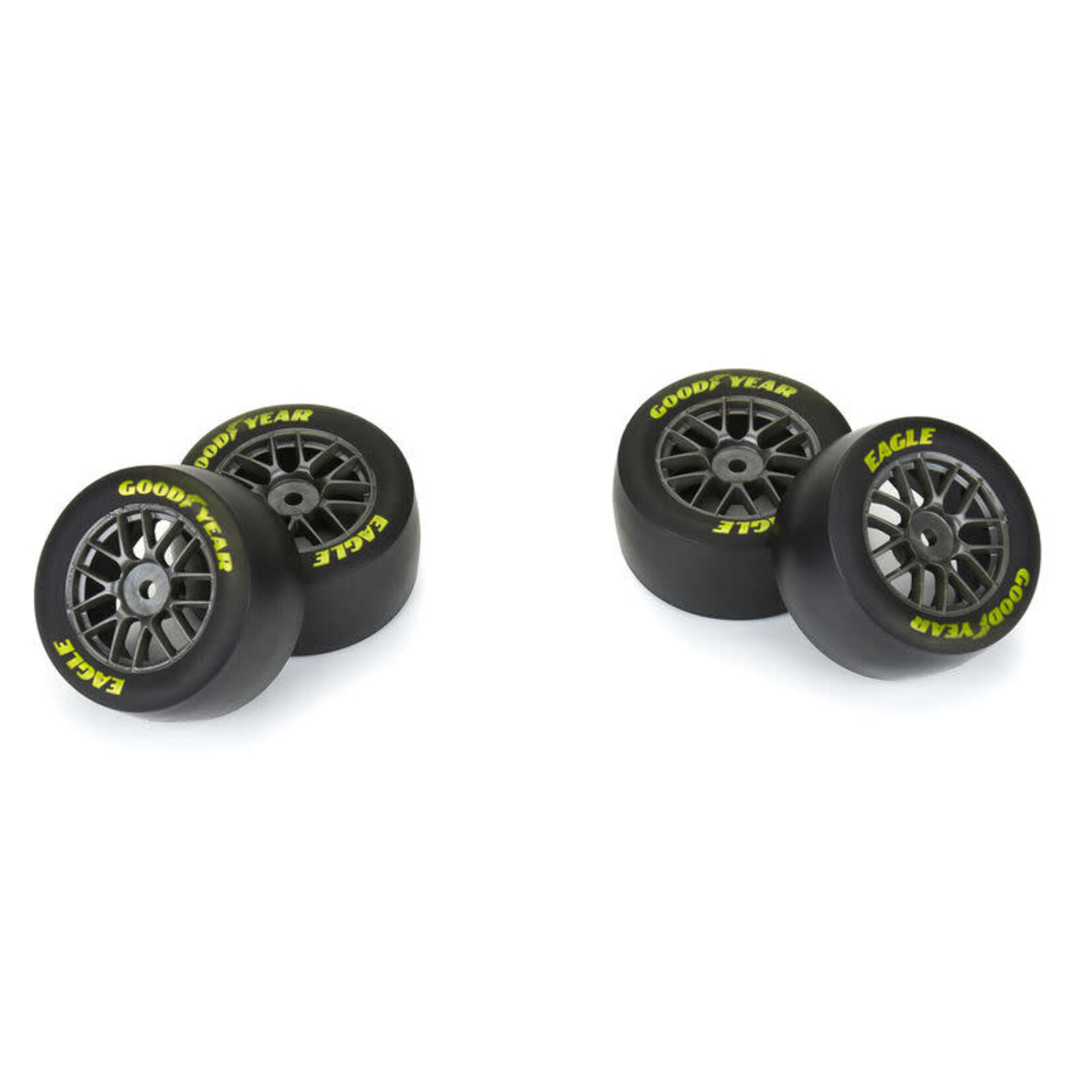 Losi PRO1030411 Losi Goodyear Eagle Soft Tire F/R MTD Grey for Losi NASCAR Race Car (4)