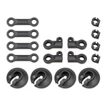 Team Associated ASC81512 Team Associated RC8B4 Spring Cups & Shock Rod Ends